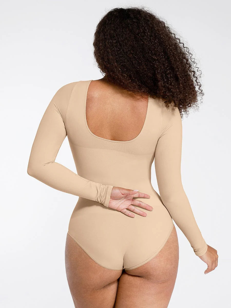 Aurasize Seamless Bust Support Waist Cinching Tummy Control Bodysuit
