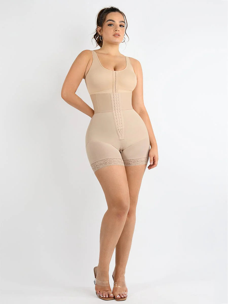 Aurasize 3-bones Triple-breasted High-waisted Elastic Body Butt Lifter