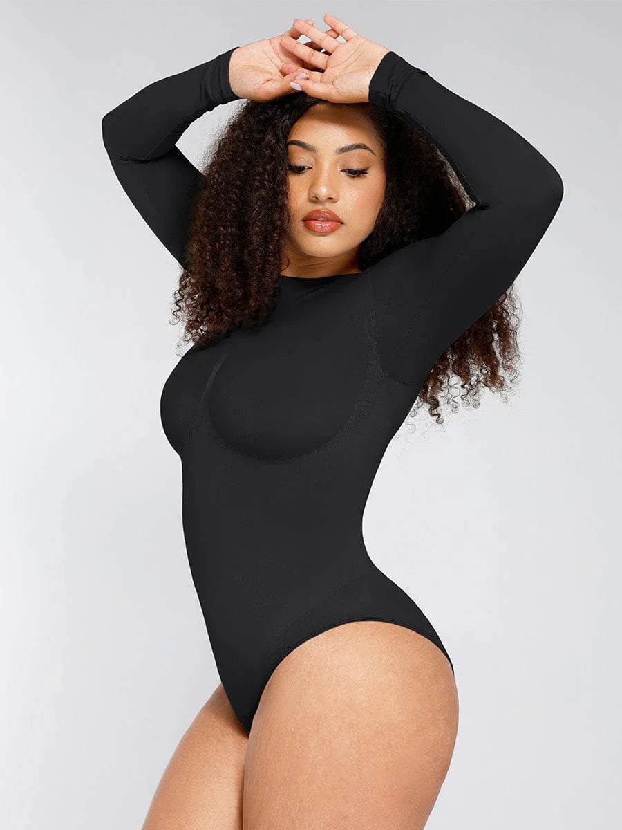 Aurasize Seamless Bust Support Waist Cinching Tummy Control Bodysuit