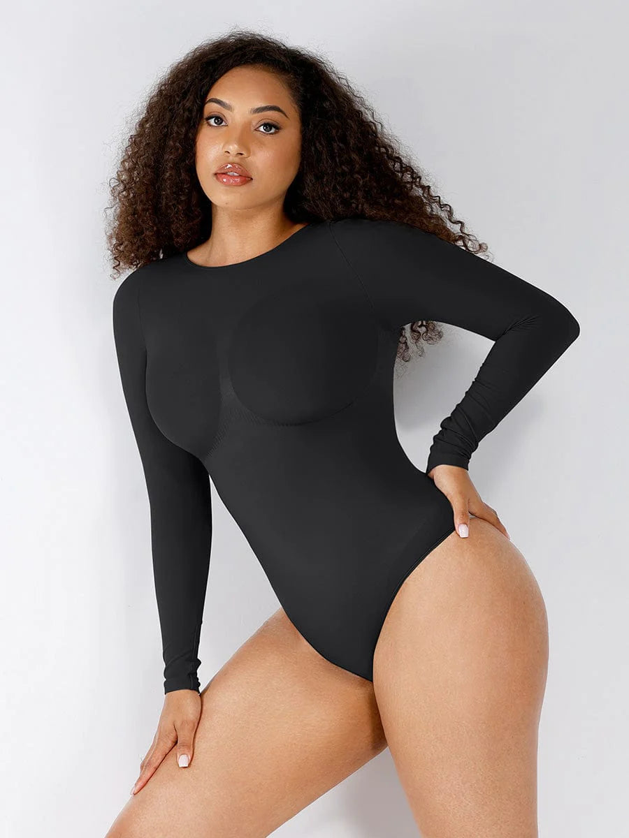 Aurasize Seamless Bust Support Waist Cinching Tummy Control Bodysuit