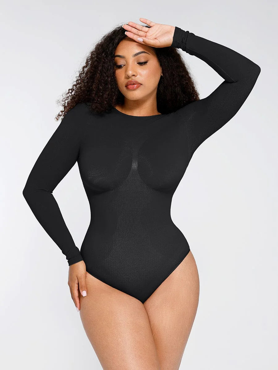 Aurasize Seamless Bust Support Waist Cinching Tummy Control Bodysuit