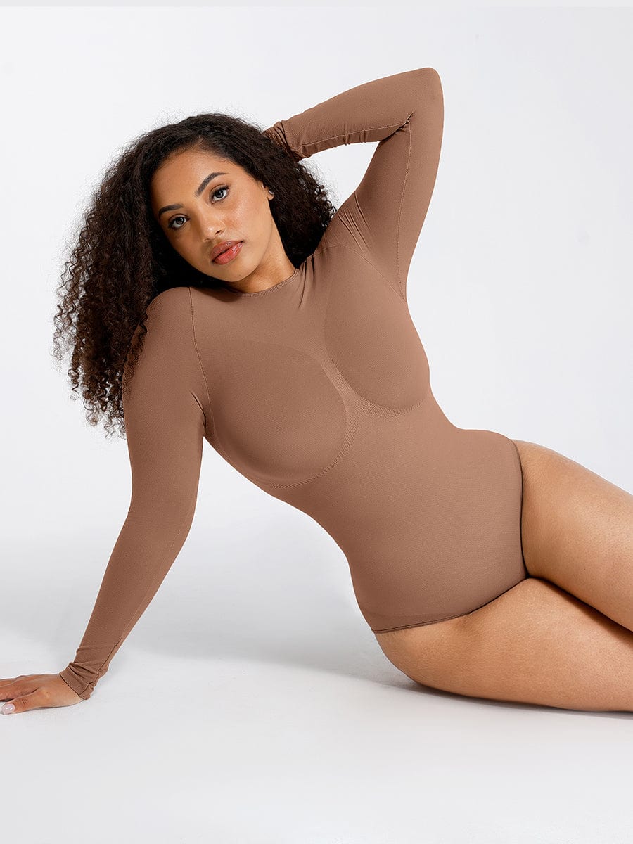 Aurasize Seamless Bust Support Waist Cinching Tummy Control Bodysuit