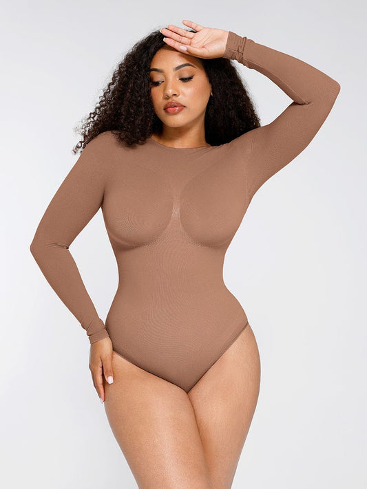 Aurasize Seamless Bust Support Waist Cinching Tummy Control Bodysuit