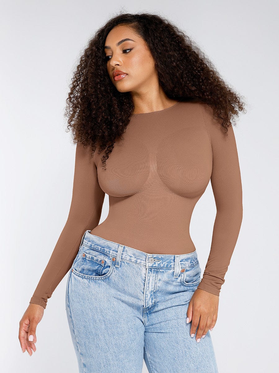Aurasize Seamless Bust Support Waist Cinching Tummy Control Bodysuit