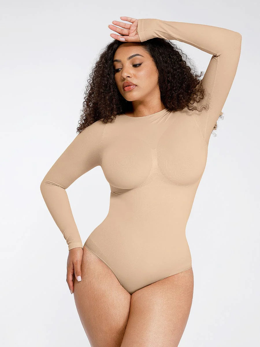 Aurasize Seamless Bust Support Waist Cinching Tummy Control Bodysuit