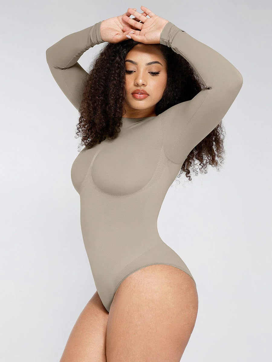 Aurasize Seamless Bust Support Waist Cinching Tummy Control Bodysuit