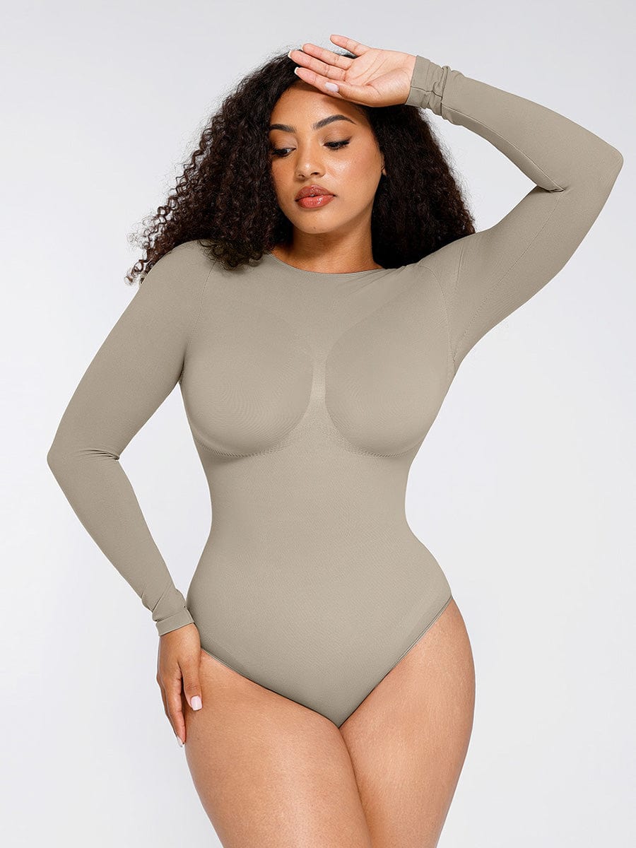 Aurasize Seamless Bust Support Waist Cinching Tummy Control Bodysuit